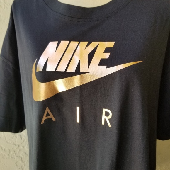black and gold nike dress